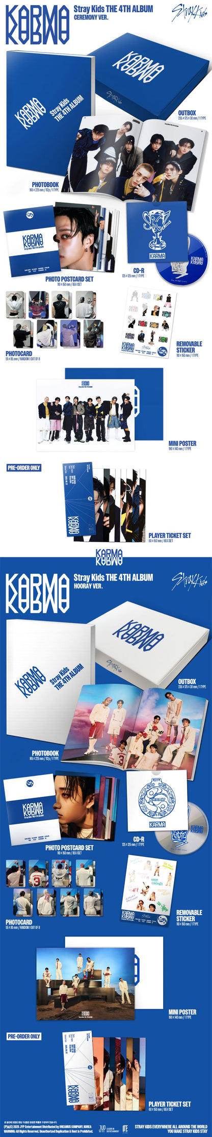 [Stray Kids] KARMA (CEREMONY VER., HOORAY VER.)