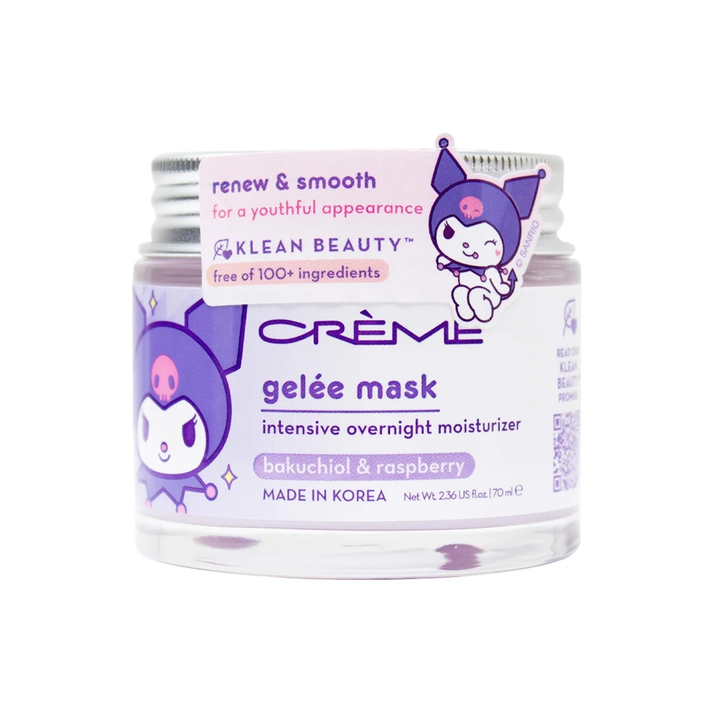[The Crème Shop] Kuromi Klean Beauty Gelee Mask