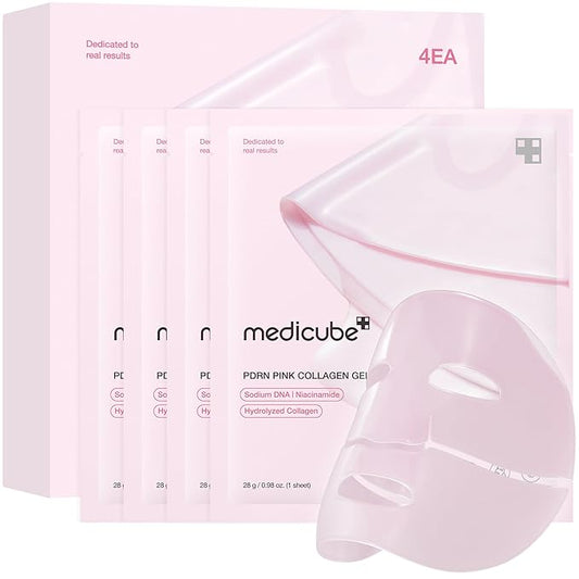 [MEDICUBE] PDRN Pink Collagen Gel Mask 28g * 4ea