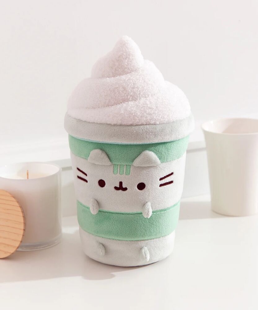 Pusheen Plush 24cm Sips Matcha Latte