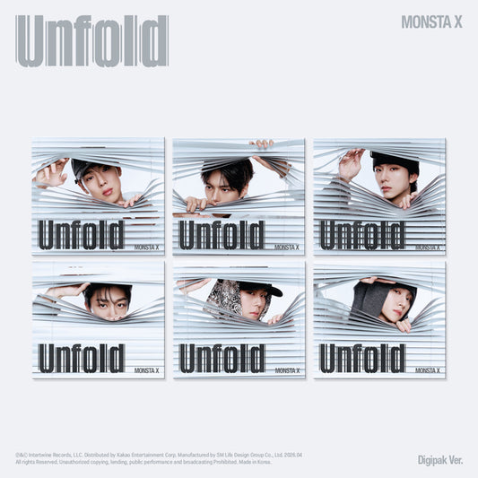 [MONSTA X] Unfold (DIGIPACK VER.)