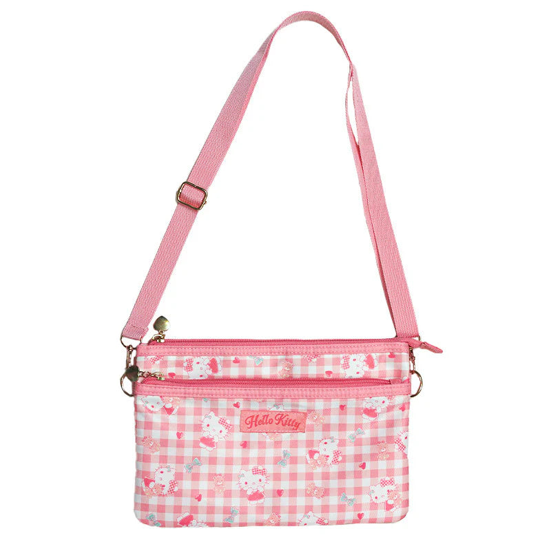 Hello Kitty Gingham Crossbody Purse