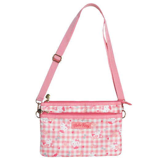 Hello Kitty Gingham Crossbody Purse