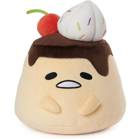 GUND Sanrio Gudetama The Lazy Egg Stuffed Animal, Flan Gudetama Plush Toy