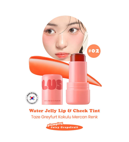[Elensilia] PLUSH Water Jelly Lip & Cheek Tint (02 Juicy Grapefruit)
