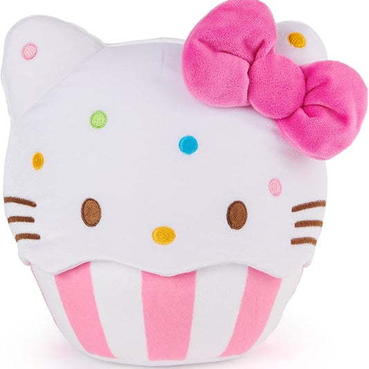 GUND Sanrio Official Hello Kitty Stuffed Animal, Cupcake Plush Toy