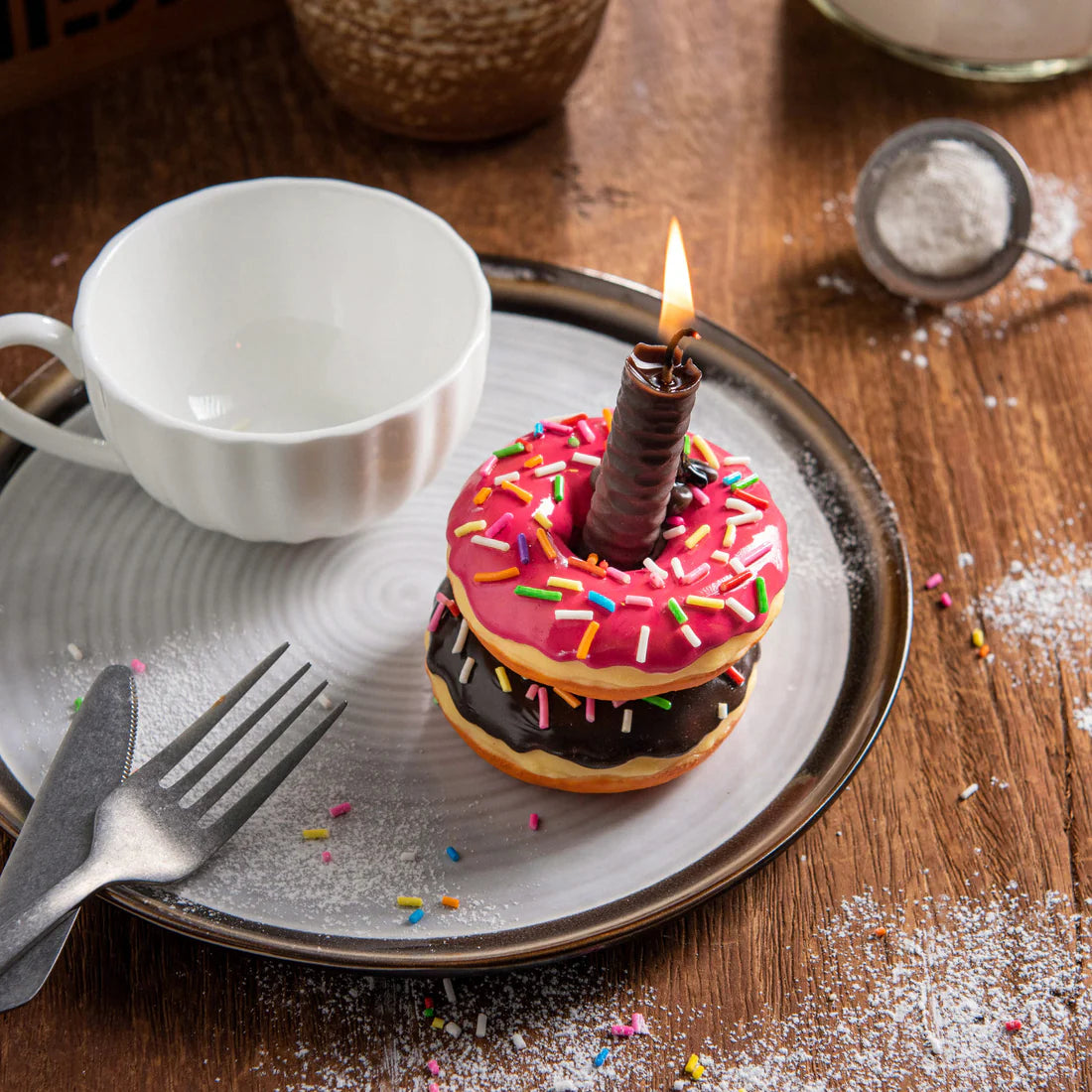 Doughnut Candle