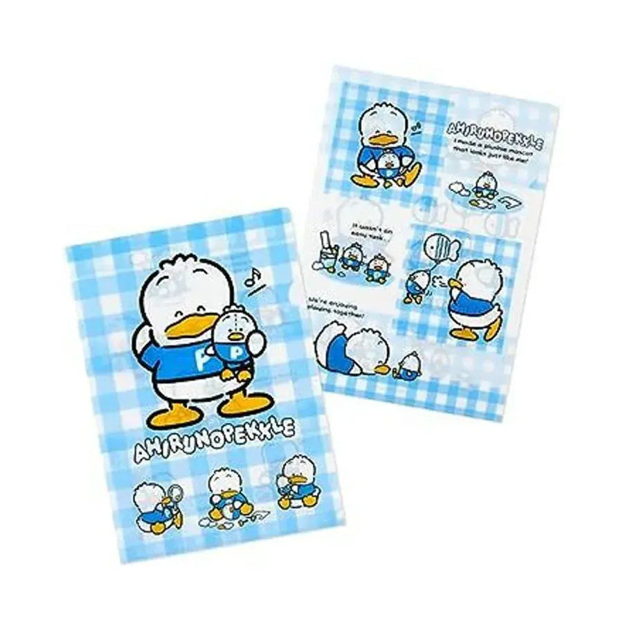 Sanrio Clear File Set of 2 Ahiru no Pekkle
