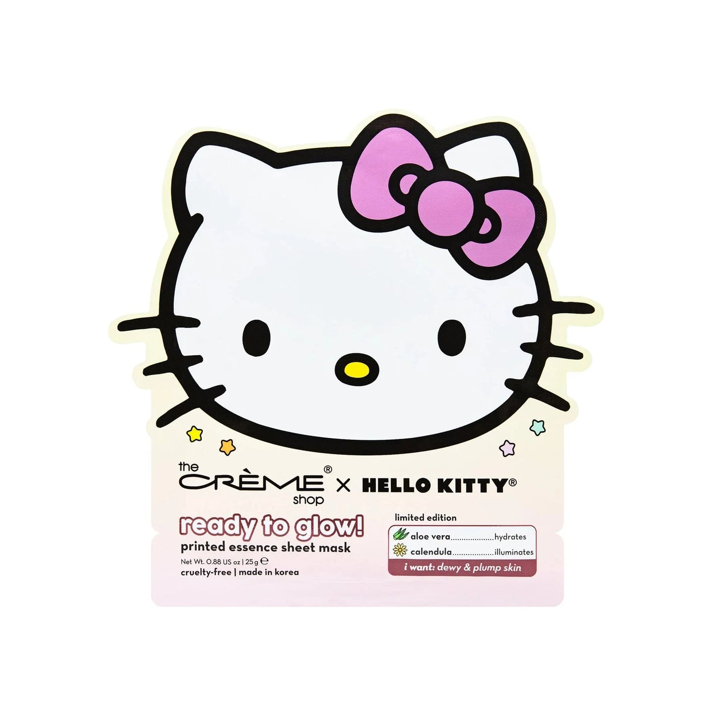 [The Crème Shop] Hello Kitty | Ready To Glow Sheet Mask