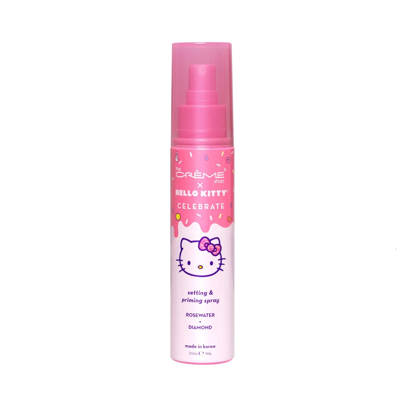 [The Crème Shop] Hello Kitty | Setting & Priming Spray (Rose Water + Diamond)
