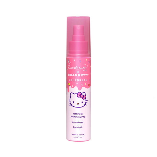 [The Crème Shop] Hello Kitty | Setting & Priming Spray (Rose Water + Diamond)