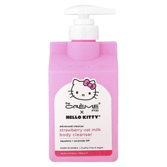 [The Crème Shop] Hello Kitty | Advanced Cleanse Body Cleanser (Strawberry Oat Milk)