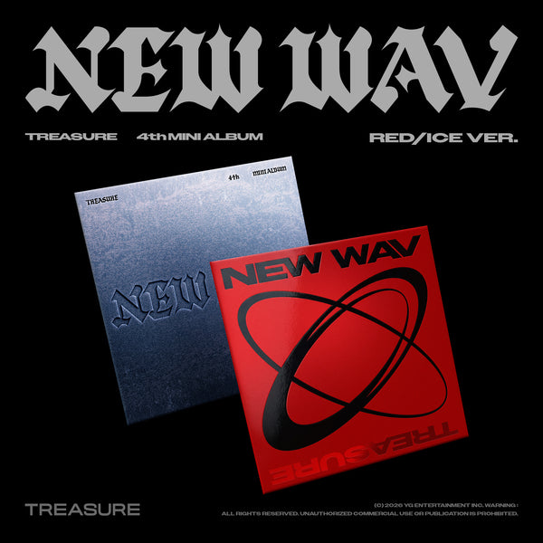 [TREASURE] NEW WAV (RED VER. ICE VER.)