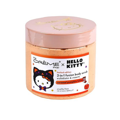 [The Crème Shop] Hello Kitty 2-in-1 Fusion Body Scrub Caramel Pumpkin Latte