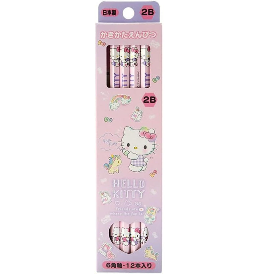 Sanrio 2B Pencil Set of 12 Hello Kitty