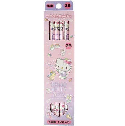 Sanrio 2B Pencil Set of 12 Hello Kitty