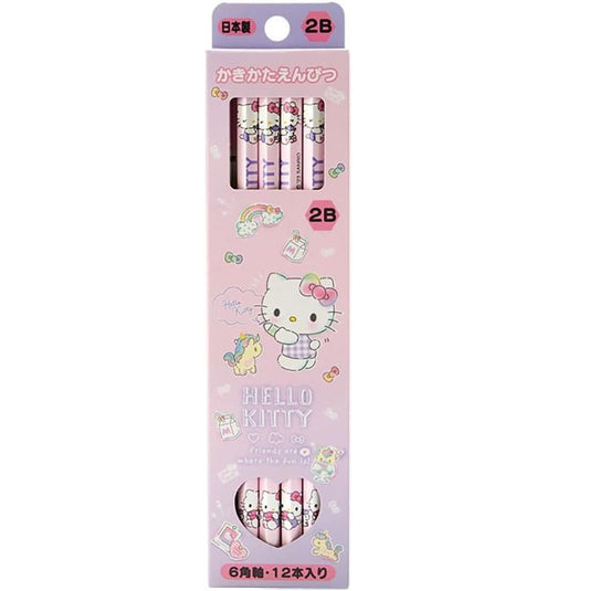 Sanrio 2B Pencil Set of 12 Hello Kitty