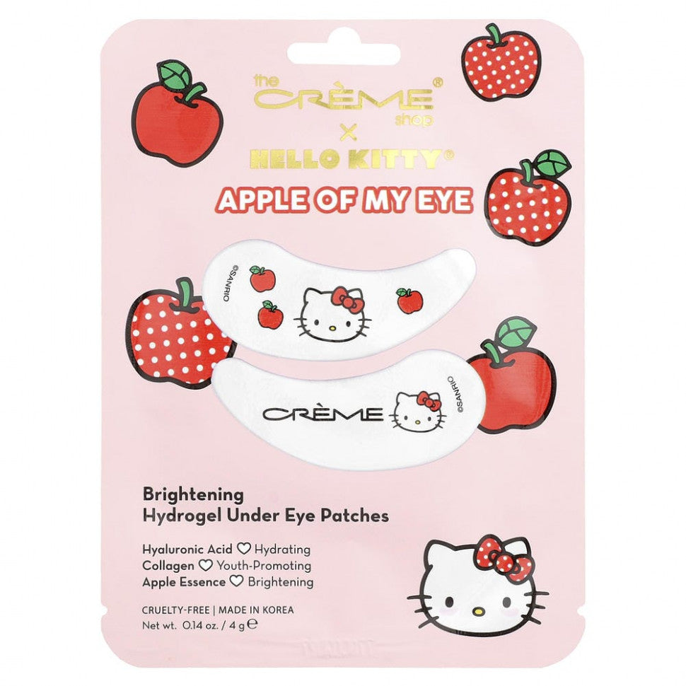 [The Crème Shop] Hello Kitty | Apple of My Eye Brightening Hydrogel Under Eye Patches
