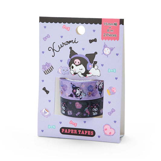 Sanrio Paper Tape (Set of 2) - Kuromi