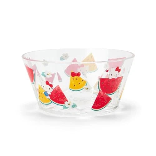 Sanrio Colorful Clear Bowl - Hello Kitty