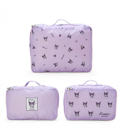 Sanrio Travel Pouch Set of 3 Kuromi