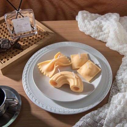 La Pasta Candle Collection – Farfalle, Ravioli & Rigatoni