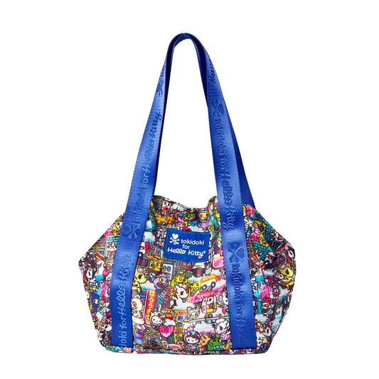 tokidoki x Hello Kitty Midnight Metropolis 2-Way Shoulder Tote Bag