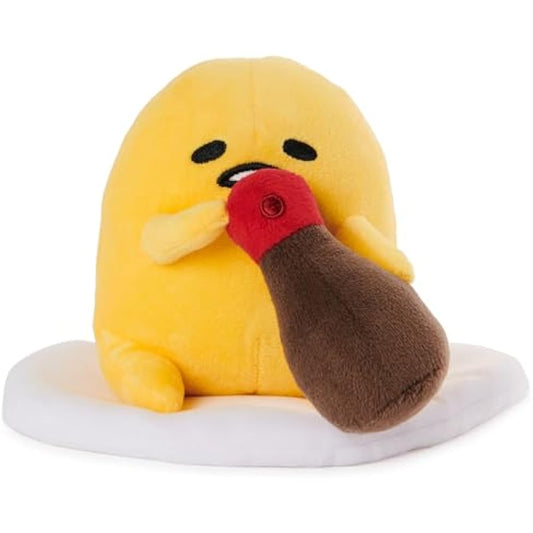 GUND Sanrio Gudetama The Lazy Egg Stuffed Animal, Soy Sauce Plush Toy
