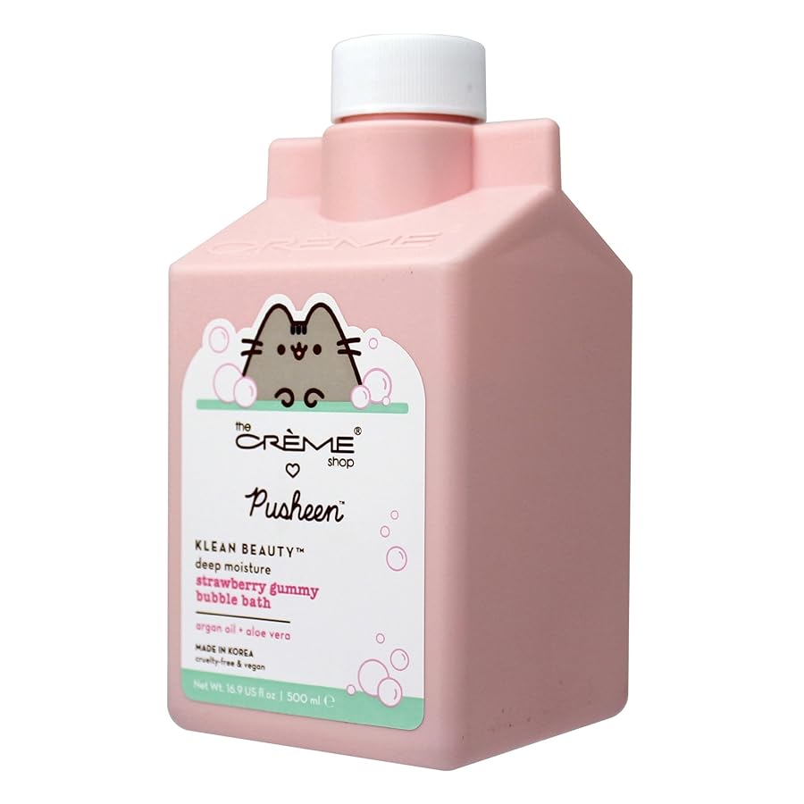 [The Crème Shop] Pusheen | Deep Moisture Strawberry Gummy Bubble Bath