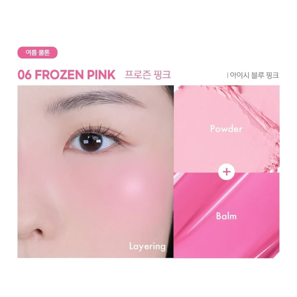 [LUNA] Glow Layer Blur Cheek [06 Frozen Pink]