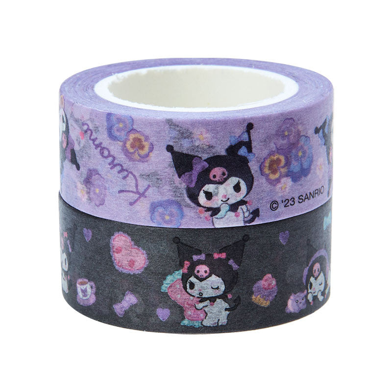 Sanrio Paper Tape (Set of 2) - Kuromi