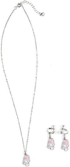 Sanrio Accessory Set Necklace & Clip-On Earrings