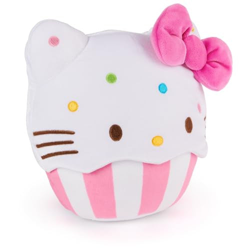 GUND Sanrio Official Hello Kitty Stuffed Animal, Cupcake Plush Toy