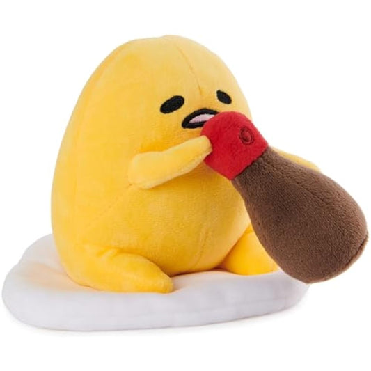 GUND Sanrio Gudetama The Lazy Egg Stuffed Animal, Soy Sauce Plush Toy