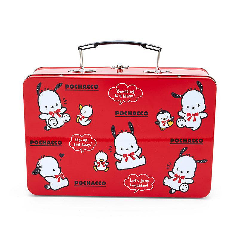 Sanrio Trunk Can Case Pochacco (35th Anniversary Red Ribbon)
