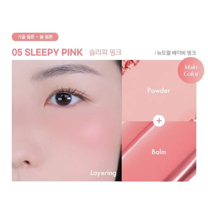 [LUNA] Glow Layer Blur Cheek [05 Sleepy Pink]