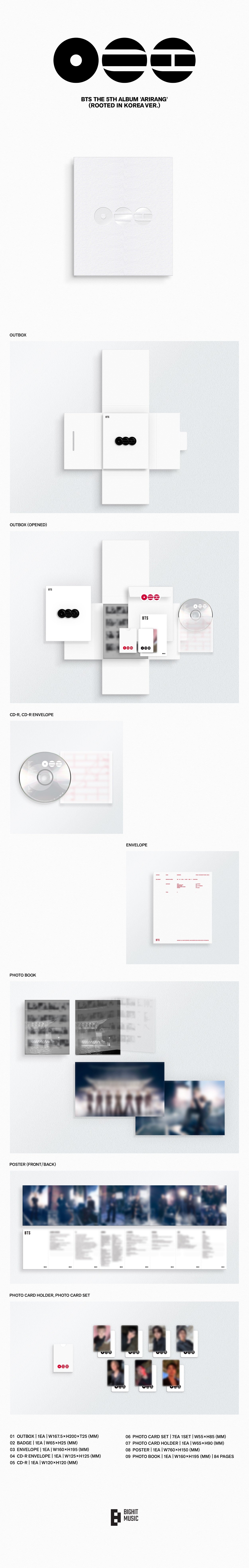 [BTS] ARIRANG (Rooted in Korea / Rooted in Music Ver.)