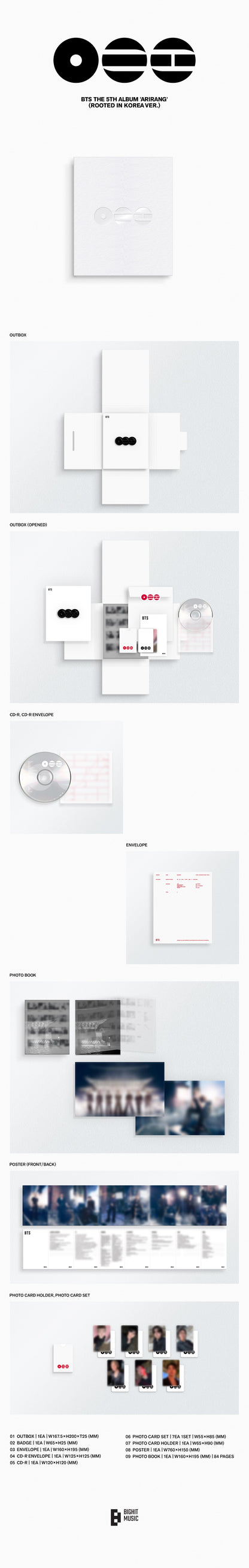 [BTS] ARIRANG (Rooted in Korea / Rooted in Music Ver.)