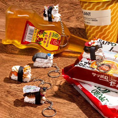Sushi Cat (Nekozushi) Keyring Blind Box Version 2