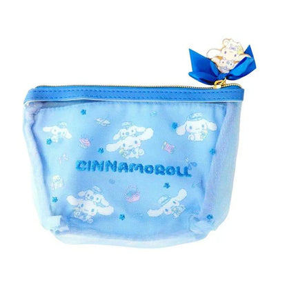 Cinnamoroll & Milk Gingham Hat Mesh Pouch
