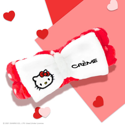 [The Crème Shop] Hello Kitty | Classic White Spa Teddy Headband