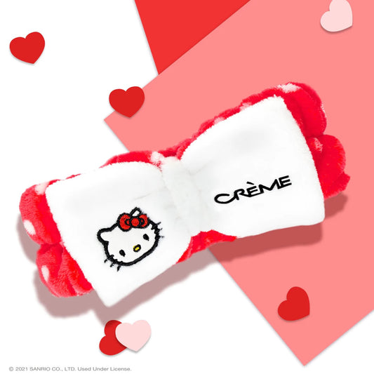 [The Crème Shop] Hello Kitty | Classic White Spa Teddy Headband