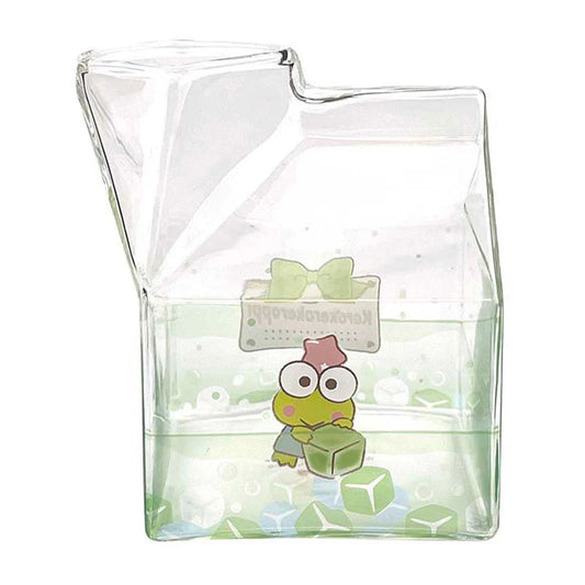 Sanrio Milk Carton Shaped Cup - Keroppi
