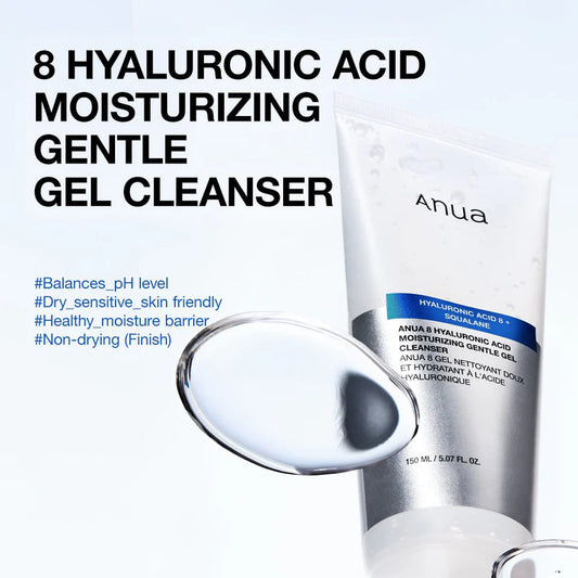 [ANUA] 8 HYALURONIC ACID MOISTURIZING GENTLE GEL CLEANSER 150ML