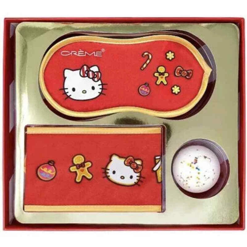 [The Crème Shop] Hello Kitty Hello Holidays! 3 Piece Spa Set