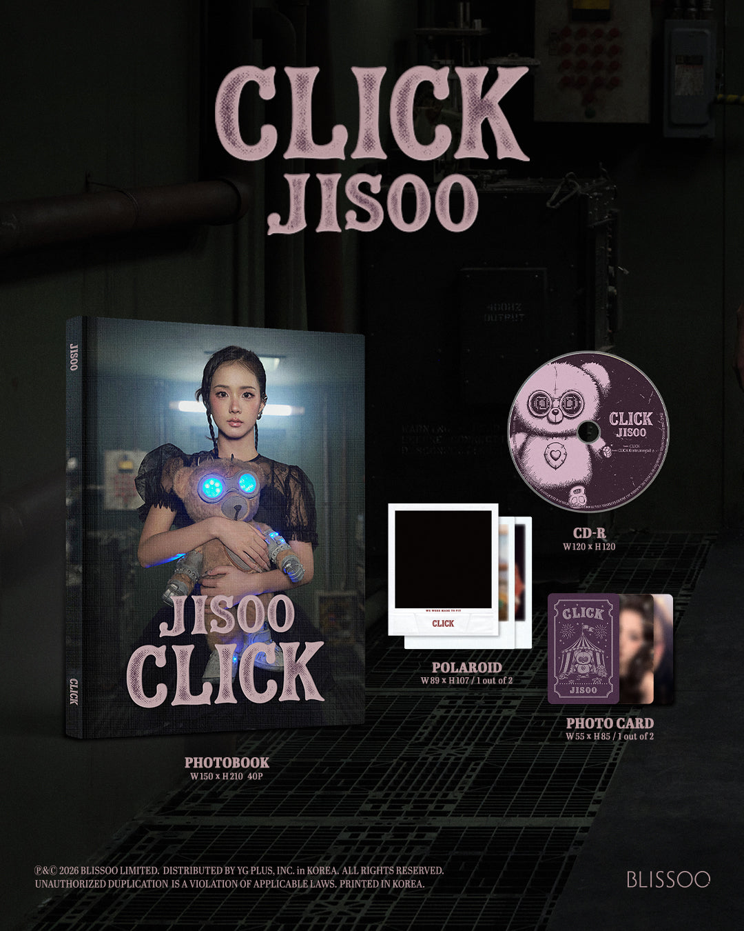 [JISOO] CLICK (PHOTOBOOK Ver.)