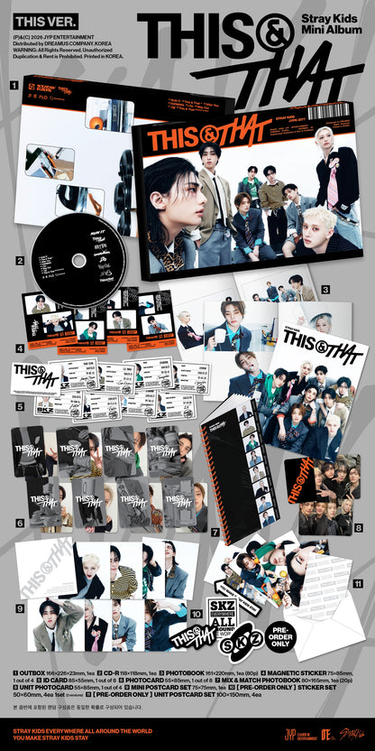 [Stray Kids] THIS & THAT (THIS VER, THAT VER)