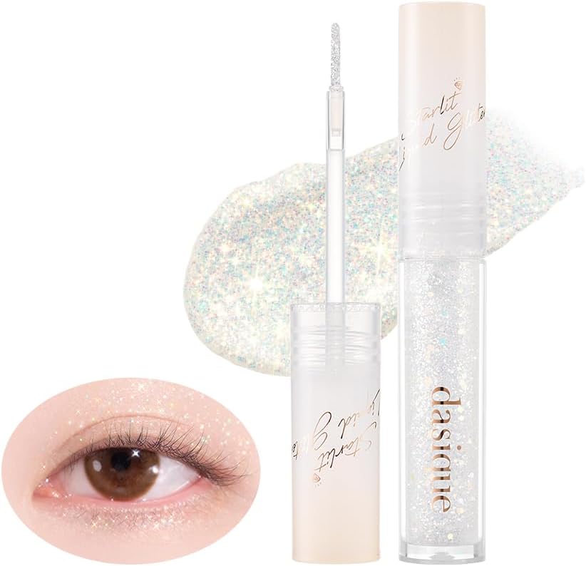 [Dasique] Starlit Jewel Liquid Glitter (01 Frozen Gold)