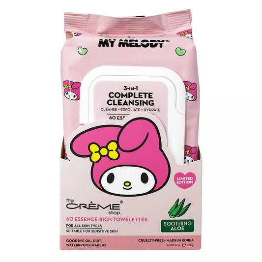 [The Crème Shop] My Melody Cleansing Towelettes 60CT (Smoothing Aloe)