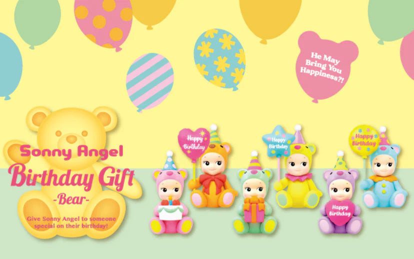 Sonny Angel - Birthday Bear 3" Series